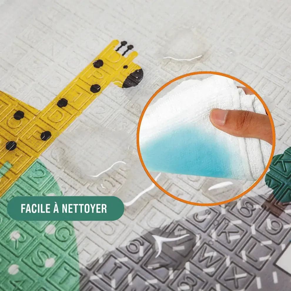 Le tapis nettoyé en quelques secondes