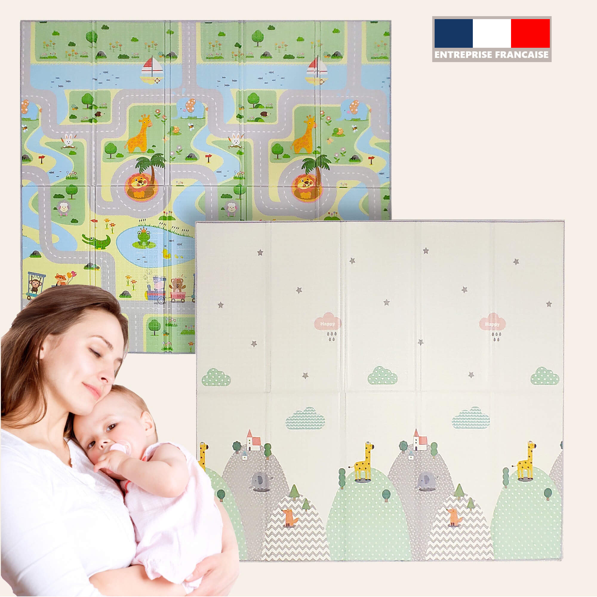 Le tapis d'eveil Montessori recommande
